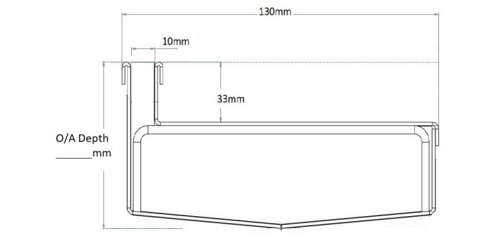 130SDi-Single Slot Drain